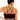 Women's black sports bra