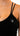 Women's black sports bra