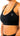 Women's black sports bra