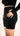 Women's black yoga set 